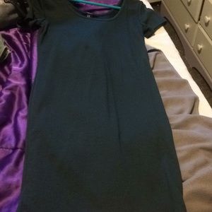 Forever 21 size medium mini olive green dress